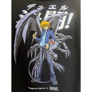 NWOT Tuned in Tokyo Legends Yu-Gi-Oh Long Sleeve Hoodie Medium